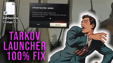 escape from tarkov launcher issues